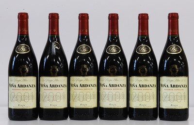 Lot 173 - 6 Bottles La Rioja Alta ‘Vina Ardanza’ Reserva Especial 2001