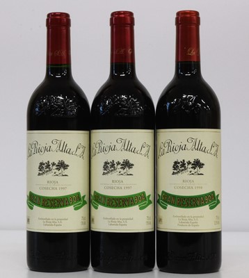 Lot 177 - 3 Bottles Mixed Vintages La Rioja Alta Gran Reserva 904