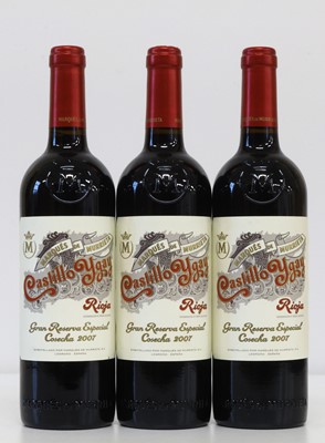Lot 192 - 3 Bottles Marques de Murrieta Ygay Gran Reserva Especial Vintage 2007