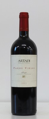 Lot 197 - 1 Bottle Rioja Artadi ‘Pagos Viejos’ Vintage 2003