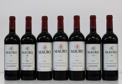 Lot 203 - 7 Bottles Lot Mixed Vintages Bodegas Mauro ‘Mauro’ Vino Tinto de Castilla y Leon