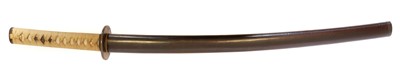 Lot 125 - Japanese Wakizashi, 54cm cutting edge, 10mm...