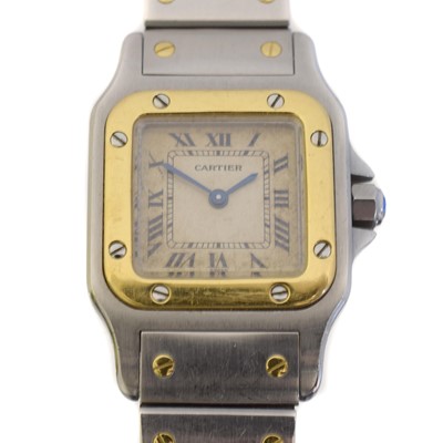 Lot 212 - A Cartier Santos quartz wristwatch, ref. 1567.