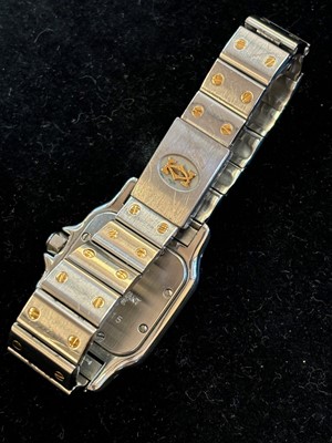 Lot 212 - A Cartier Santos quartz wristwatch, ref. 1567.