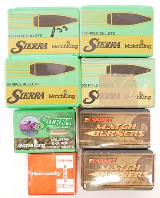 Lot 510 - Part complete sets of FMJ bullets, by Sierra,...