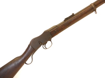 Lot 376 - Martini Henry .303 smooth bore shotgun serial...