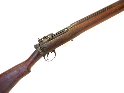 Lot 377 - Lee Enfield No.4 .410 smooth bore single shot...