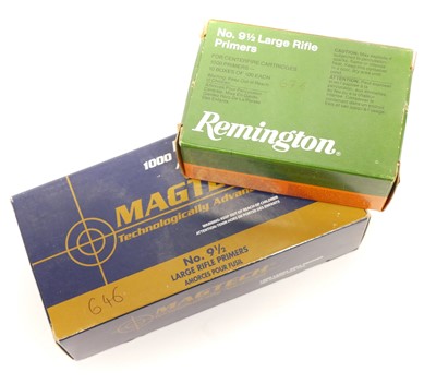 Lot 526 - Large Rifle primers, six hundred and seventy...