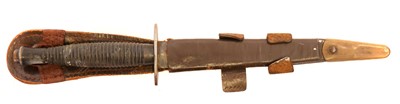Lot 172 - Fairbairn Sykes dagger and scabbard, William...