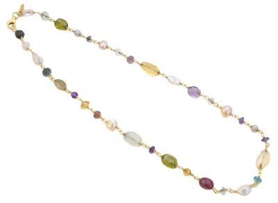 Lot 77 - A gem-set necklace by Tous.