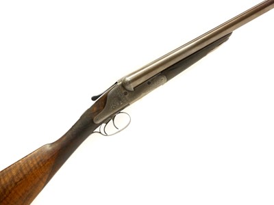 Lot 370 - Charles Lancaster 12 bore side by side shotgun,...