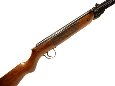 Lot 123 - Webley MkIII .22 air rifle, 18inch barrel, the...