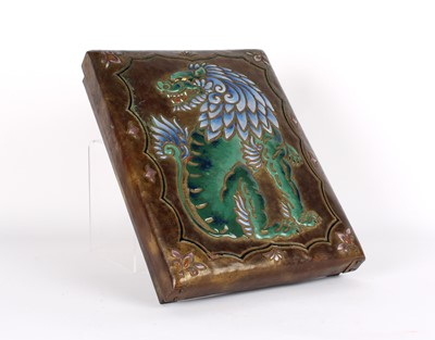Lot 104 - A Large Japanese "Arts & Crafts" Copper Document Box by the Ando Company