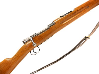 Lot 301 - Swedish M38 6.5x55 mm bolt action short rifle,...