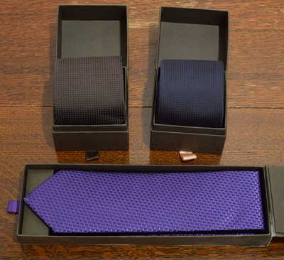 Lot 253 - Patek Philippe - Three silk ties.