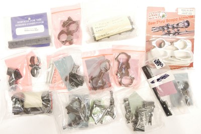 Lot 470 - Collection of mixed scope mounts.
