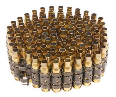 Lot 497 - 7.62mm / .308 machinegun belt link of fired...