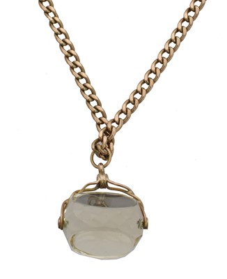 Lot 15 - A 9ct gold chain necklace.