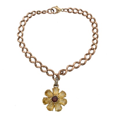 Lot 23 - A 9ct gold bracelet.
