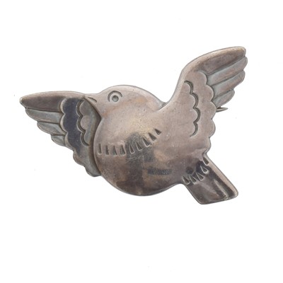 Lot 18 - A Georg Jensen 'Dove' brooch, no. 320.