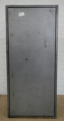 Lot 406 - Large steel gun cabinet, with one set of keys.