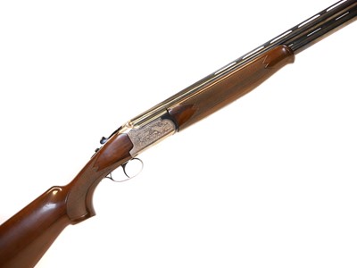 Lot 368 - Lanber 12 bore over and under shotgun, serial...