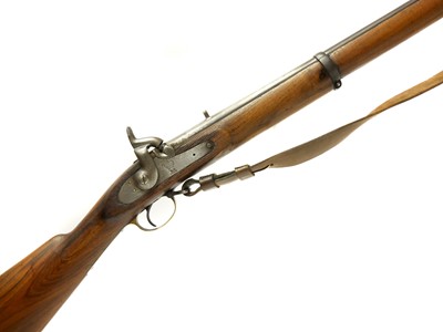 Lot 207 - Indian copy of a three band Enfield .58 smooth...