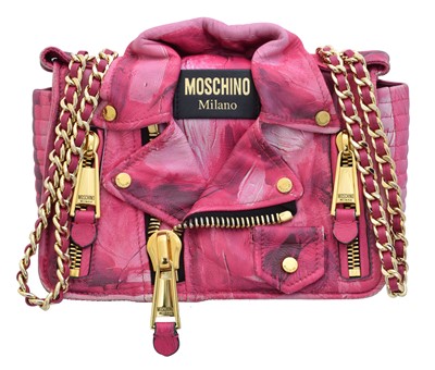 Lot 197A - A Moschino Biker Crossbody Bag.