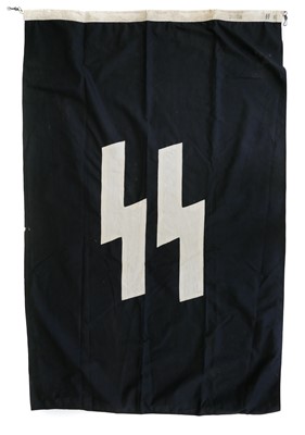 Lot 175 - German SS flag, stamped Berlin with an...