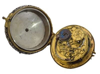 Lot 163 - A rare 16th century German tambour cased stackfreed striking pocket watch, circa 1550-70.