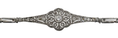 Lot 26 - A diamond bracelet.