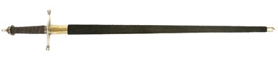 Lot 133 - Unusual ceremonial sword, made from a British...