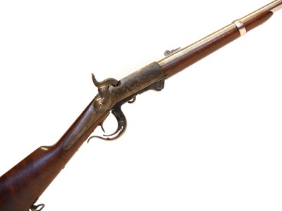 Lot 42 - Burnside 5th model .54 capping breech-loading...