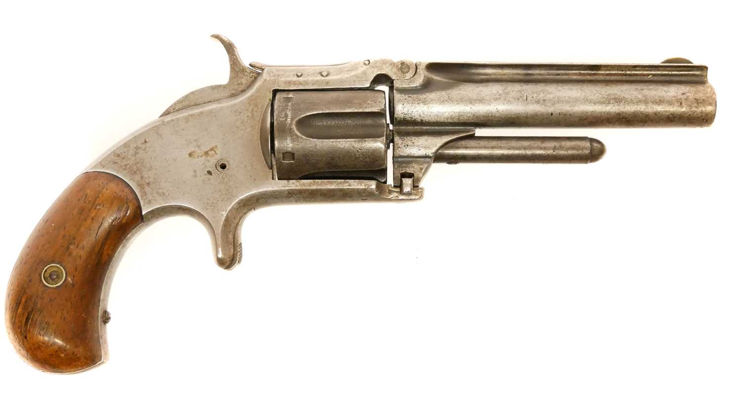 Lot 21 - Smith and Wesson .32 rimfire revolver, serial...