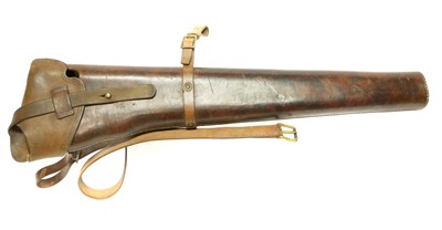 Lot 399 - 1905 Madsen / Rexer light machine gun leather...