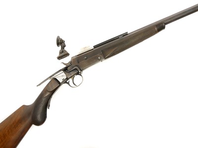 Lot 259 - Bland and Sons .22lr converted rook rifle,...