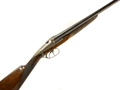 Lot 345 - Darne 12 bore side by side shotgun, serial...