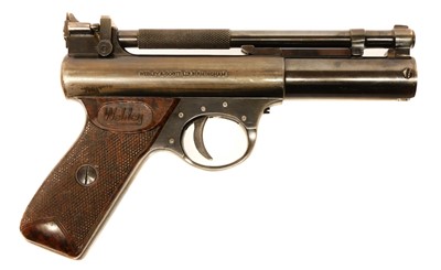 Lot 105 - Webley Premier .22 air pistol, with cylinder...