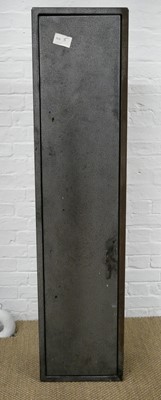 Lot 411 - Steel gun cabinet with one set of keys.
