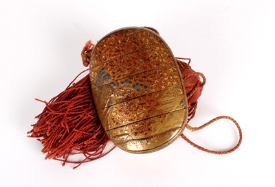 Lot 25 - A Japanese Edo/Meiji Period Maki-e Lacquer Four-Case Inro
