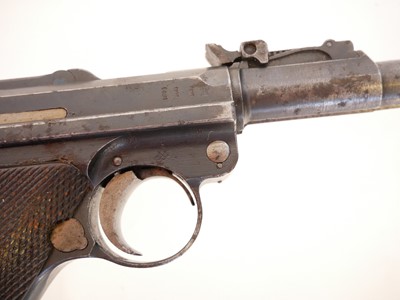Lot 63 - Deactivated German WWI DWM Artillery Luger 9mm...