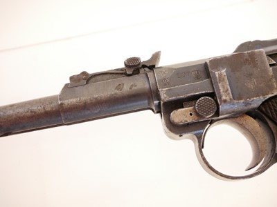 Lot 63 - Deactivated German WWI DWM Artillery Luger 9mm...