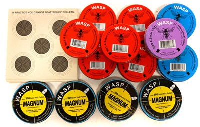 Lot 396 - Air gun pellets, ex-shop stock, to include six...