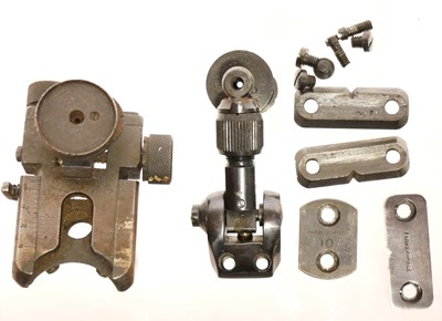 Lot 418 - Two Parker Hale aperture sights, with mounting...