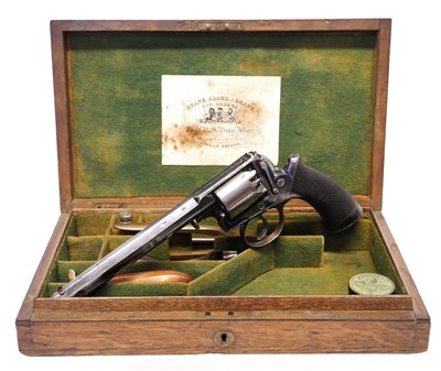 Lot 12 - Cased Deane Adams and Deane percussion 54bore...