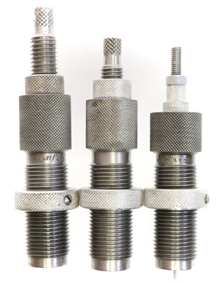 Lot 487 - Set of three NDFS .577/450 dies.