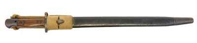 Lot 139 - Vickers P.1907 SMLE rifle bayonet and scabbard...