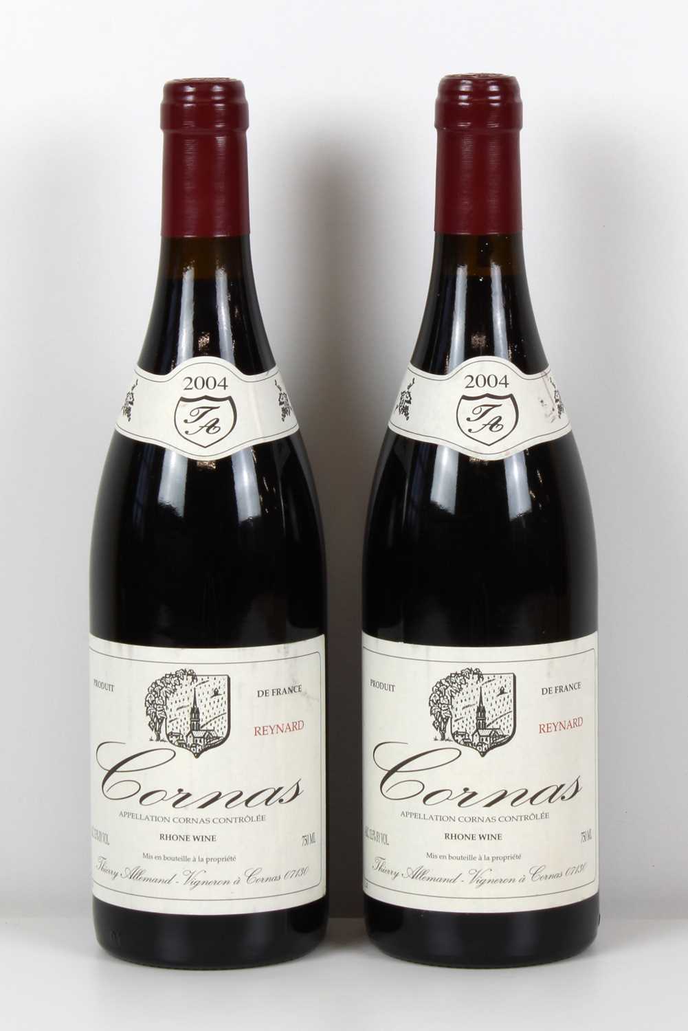 Lot 42 - 2 Bottles Cornas ‘Reynard’ Domaine Thierry Allemand 2004