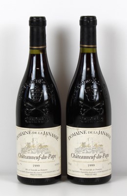 Lot 54 - 2 Bottles Chateauneuf du Pape Domaine de La Janasse Vieilles Vignes Vintage 1999