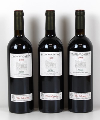 Lot 90 - 3 Bottles Priorat Rene Barbier ‘Finca Clos Mogador’ Vintage 2003